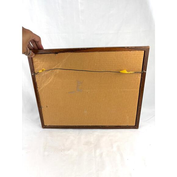 Vintage Realistic Eye Drawing 1990s Artist Signed Matted + Framed Wall Art - Picture 3 of 11